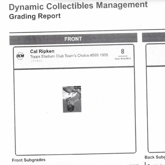 Cal Ripken Member's Choice Topps Stadium Club - Picture 3 of 3